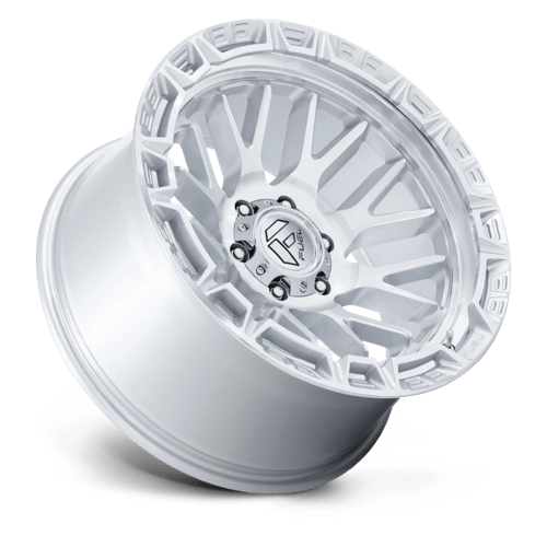 Fuel Offroad FC890 RAIL Gloss Silver W/ Machined Face 17x9 +1 5x127mm 71.5mm