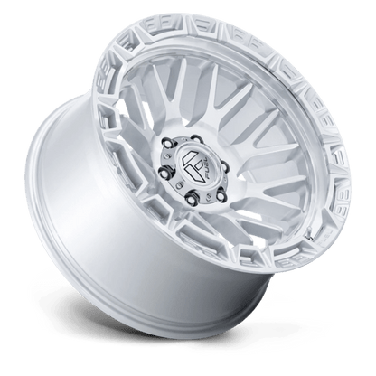 Fuel Offroad FC890 RAIL Gloss Silver W/ Machined Face 17x9 +1 5x127mm 71.5mm