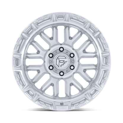 Fuel Offroad FC890 RAIL Gloss Silver W/ Machined Face 17x9 +1 5x127mm 71.5mm