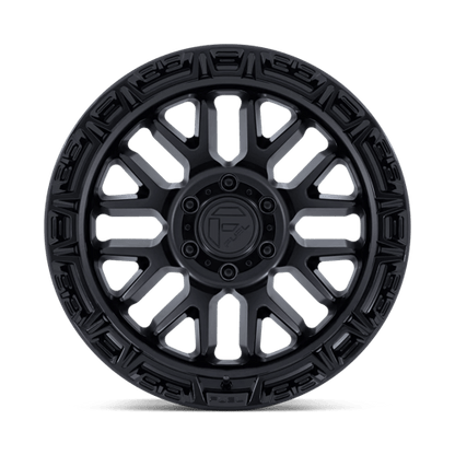 Fuel Offroad FC890 RAIL Matte Black W/ Gloss Black Lip 17x9 -12 6x139.7mm 106.1mm