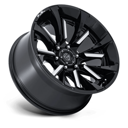 Fuel Offroad FC895 TANTRUM Gloss Black Milled 22x10 -18 6x135mm 87.1mm