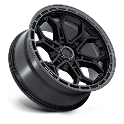 Fuel Offroad FC896 HEATHEN Gloss Black Gloss Gunmetal Lip 20x9 +1 6x139.7mm 106.1mm