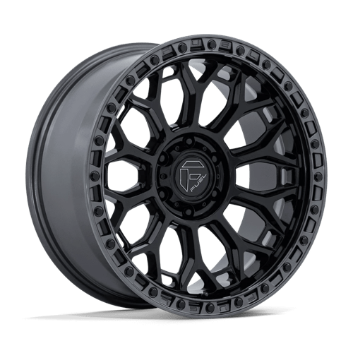 Fuel Offroad FC901 TALON Gloss Black W/ Gunmetal Lip 17x9 +1 6x139.7mm 106.1mm