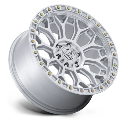 Fuel Offroad FC901 TALON Gloss Silver W/ Machined Face 20x9 +1 6x139.7mm 106.1mm