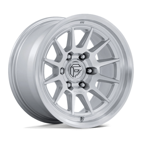 Fuel Offroad FC902 SPUR Gloss Silver W/ Machined Face 17x9 +1 6x135mm 87.1mm