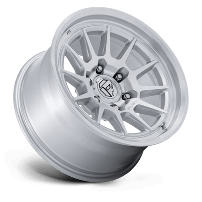 Fuel Offroad FC902 SPUR Gloss Silver W/ Machined Face 17x9 -12 6x139.7mm 106.1mm