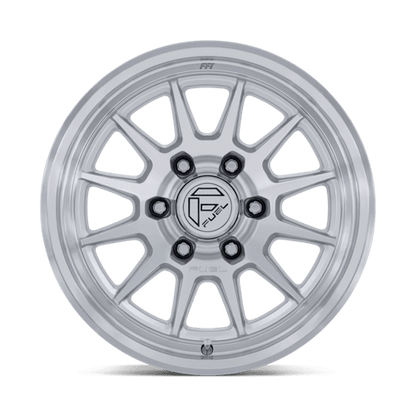 Fuel Offroad FC902 SPUR Gloss Silver W/ Machined Face 17x9 -12 6x139.7mm 106.1mm