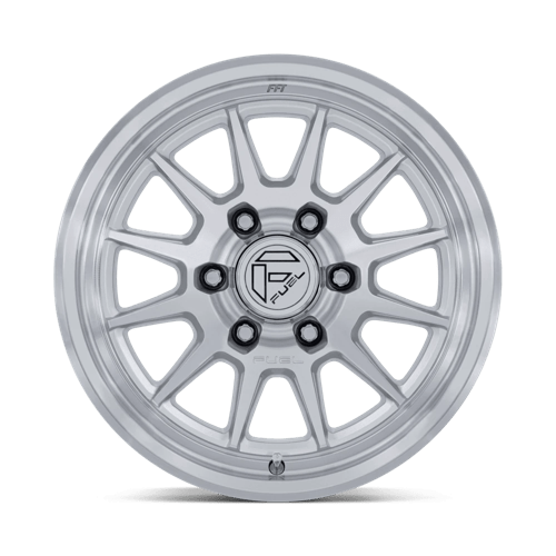 Fuel Offroad FC902 SPUR Gloss Silver W/ Machined Face 17x9 -12 6x114.3mm 66.1mm