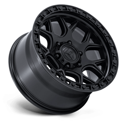 Fuel Offroad FC908 PUMA Matte Black W/ Gloss Black Lip 17x9 +1 6x139.7mm 106.1mm