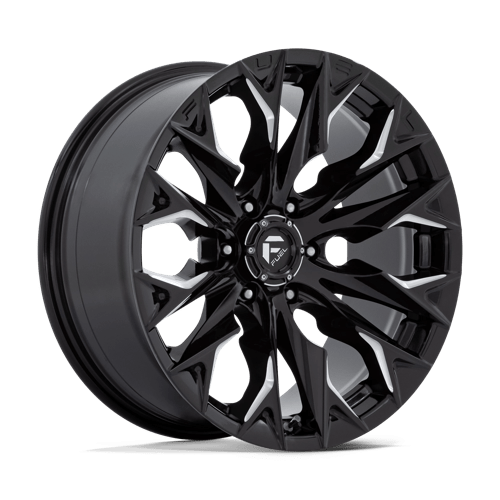 Fuel Offroad D803 FLAME Gloss Black Milled 20x9 +1 6x139.7mm 106.1mm