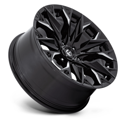 Fuel Offroad D803 FLAME Gloss Black Milled 20x9 +1 6x139.7mm 106.1mm
