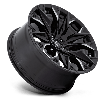 Fuel Offroad D803 FLAME Gloss Black Milled 20x9 +1 6x139.7mm 106.1mm