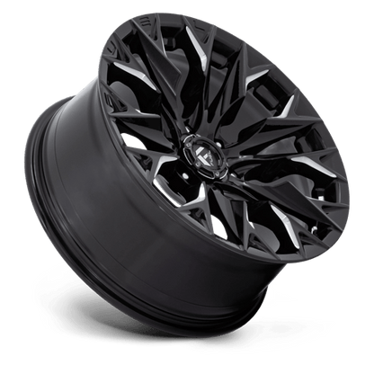 Fuel Offroad D803 FLAME Gloss Black Milled 20x9 +1 6x135mm 87.1mm