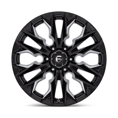Fuel Offroad D803 FLAME Gloss Black Milled 20x9 +1 6x139.7mm 106.1mm