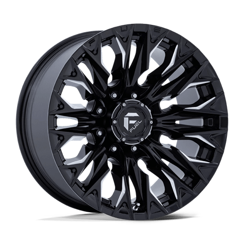 Fuel Offroad D803 FLAME Gloss Black Milled 20x9 +1 8x180mm 124.2mm