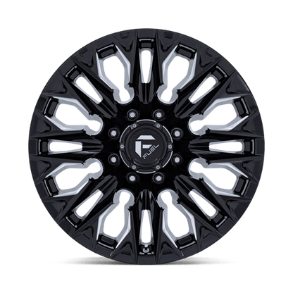 Fuel Offroad D803 FLAME Gloss Black Milled 20x9 +1 8x180mm 124.2mm