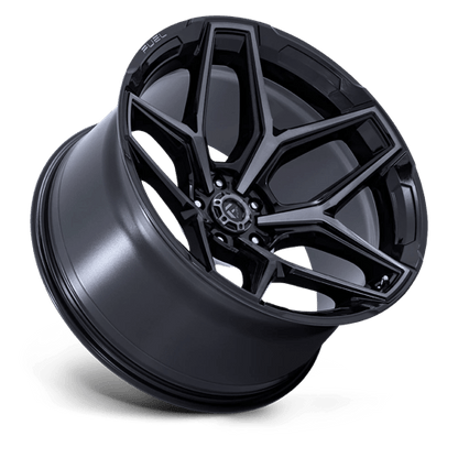 Fuel Offroad FLUX Gloss Black Brush Fc Gray Dddt 17x9 -12 5x127mm 71.5mm