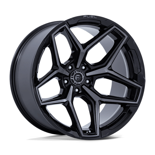 Fuel Offroad FLUX Gloss Black Brush Fc Gray Dddt 20x10 -18 5x127mm 71.5mm