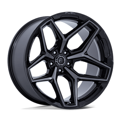 Fuel Offroad FLUX Gloss Black Brush Fc Gray Dddt 20x10 -18 5x127mm 71.5mm