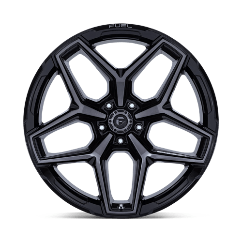 Fuel Offroad FLUX Gloss Black Brush Fc Gray Dddt 20x10 -18 5x127mm 71.5mm