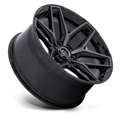 Fuel Offroad FLUX Gloss Black Brush Fc Gray Dddt 22x9.5 +20 6x139.7mm 106.1mm