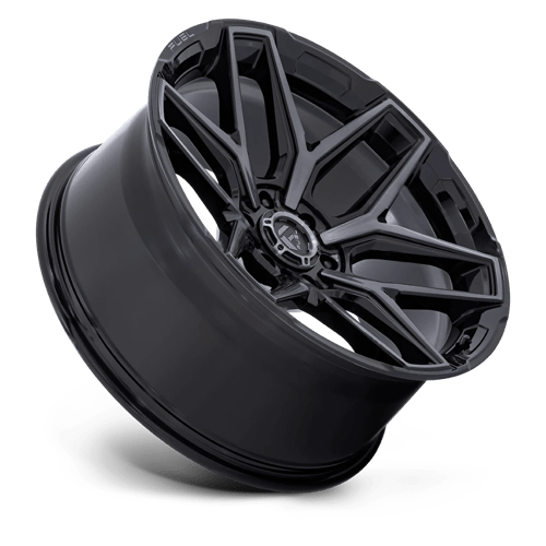 Fuel Offroad FLUX Gloss Black Brush Fc Gray Dddt 22x12 -44 6x139.7mm 106.1mm