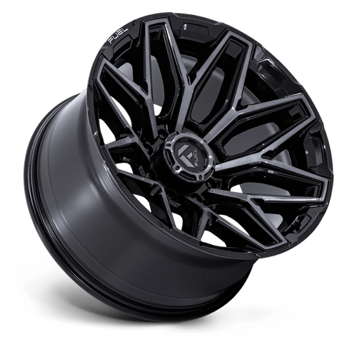 Fuel Offroad FLUX Gloss Black Brush Fc Gray Dddt 20x10 -18 8x165.1mm 125.1mm
