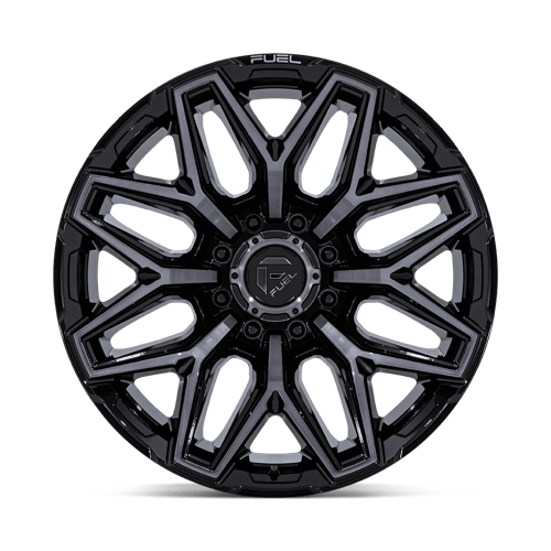 Fuel Offroad FLUX Gloss Black Brush Fc Gray Dddt 22x12 -44 8x165.1mm 125.1mm