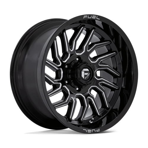 Fuel Offroad D807 HURRICANE Gloss Black Milled 20x10 -18 6x139.7mm 106.1mm