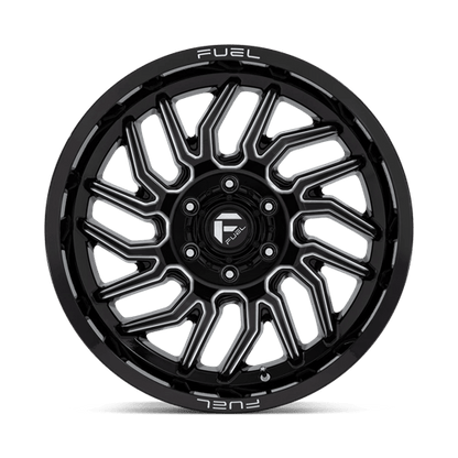 Fuel Offroad D807 HURRICANE Gloss Black Milled 20x10 -18 6x139.7mm 106.1mm