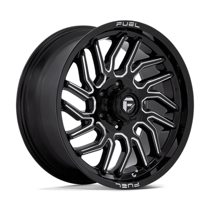 Fuel Offroad D807 HURRICANE Gloss Black Milled 20x9 +20 6x139.7mm 106.1mm