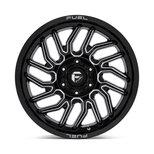 Fuel Offroad D807 HURRICANE Gloss Black Milled 20x9 +20 6x139.7mm 106.1mm