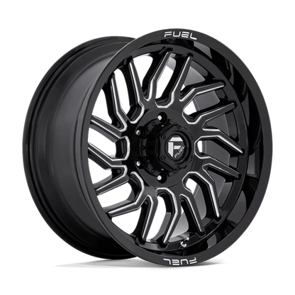 Fuel Offroad D807 HURRICANE Gloss Black Milled 20x9 +1 6x135mm 87.1mm