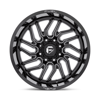 Fuel Offroad D807 HURRICANE Gloss Black Milled 20x9 +20 5x150mm 110.1mm