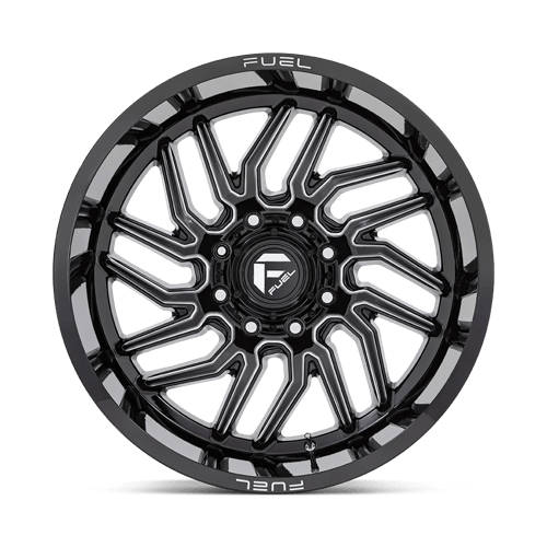 Fuel Offroad D807 HURRICANE Gloss Black Milled 20x9 +20 8x170mm 125.1mm