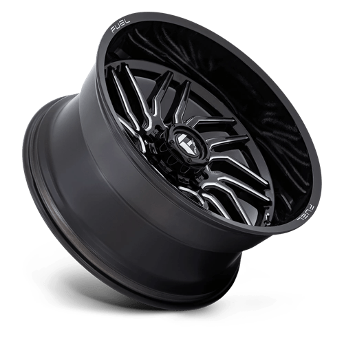 Fuel Offroad D807 HURRICANE Gloss Black Milled 24x12 -44 8x170mm 125.1mm