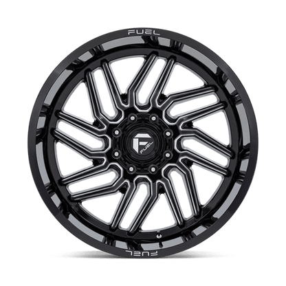 Fuel Offroad D807 HURRICANE Gloss Black Milled 24x12 -44 8x165.1mm 125.1mm