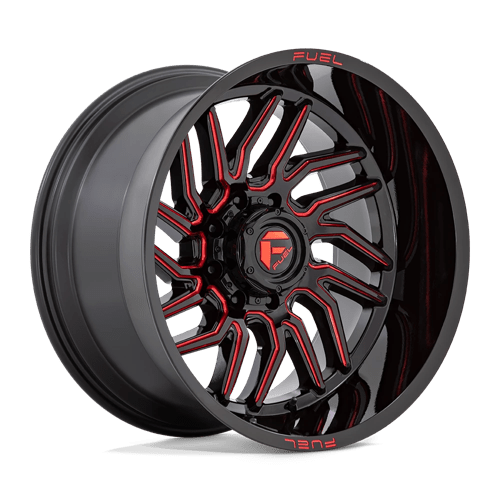 Fuel Offroad D808 HURRICANE Gloss Black Milled Red Tint 20x9 +1 8x170mm 125.1mm