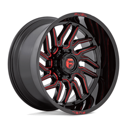 Fuel Offroad D808 HURRICANE Gloss Black Milled Red Tint 20x9 +1 8x170mm 125.1mm