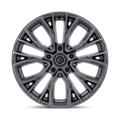 Fuel Offroad D848 REBAR Matte Gunmetal 20x10 -18 5x139.7mm 78.1mm