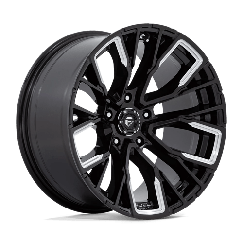 Fuel Offroad D849 REBAR Gloss Black Milled 20x10 -18 5x139.7mm 78.1mm