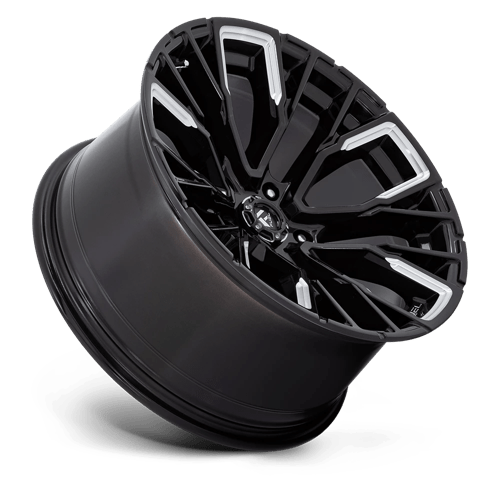 Fuel Offroad D849 REBAR Gloss Black Milled 20x10 -18 5x127mm 71.5mm