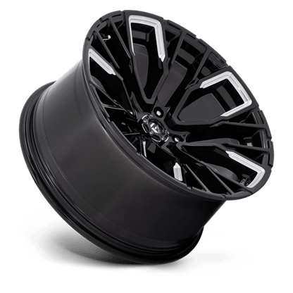 Fuel Offroad D849 REBAR Gloss Black Milled 20x10 -18 5x127mm 71.5mm