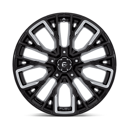 Fuel Offroad D849 REBAR Gloss Black Milled 20x10 -18 5x139.7mm 78.1mm