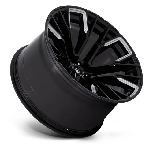 Fuel Offroad D849 REBAR Gloss Black Milled 22x12 -44 5x139.7mm 78.1mm