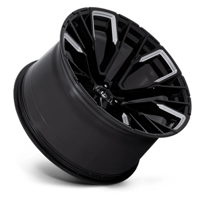 Fuel Offroad D849 REBAR Gloss Black Milled 22x12 -44 5x127mm 71.5mm
