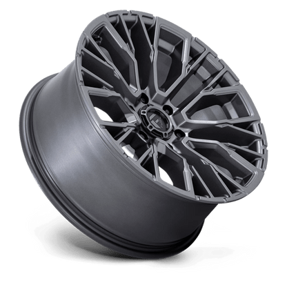 Fuel Offroad D848 REBAR Matte Gunmetal 20x9 +1 6x135mm 87.1mm