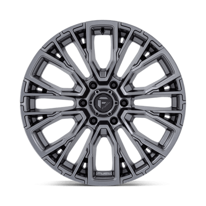 Fuel Offroad D848 REBAR Matte Gunmetal 20x9 +1 6x135mm 87.1mm