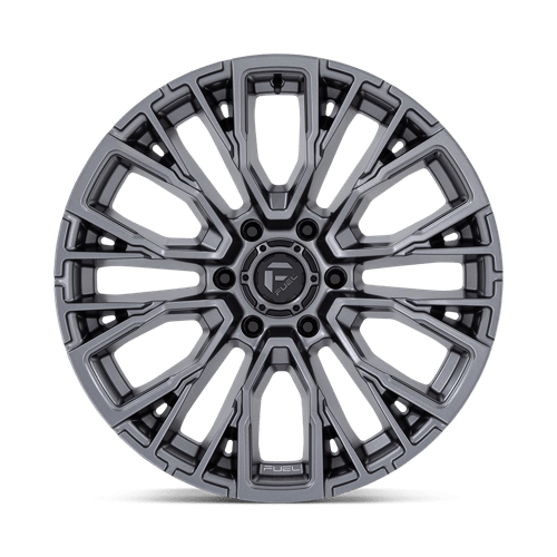 Fuel Offroad D848 REBAR Matte Gunmetal 20x9 +1 6x139.7mm 106.1mm