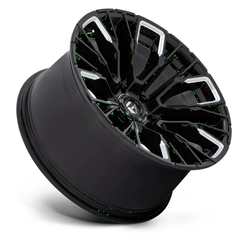 Fuel Offroad D849 REBAR Gloss Black Milled 17x9 +1 6x120mm 67.1mm